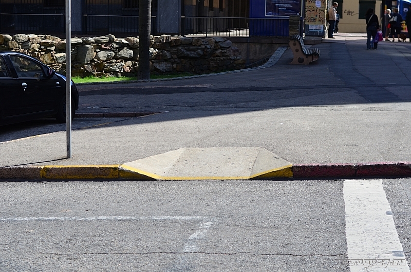 Съезды в бордюрах