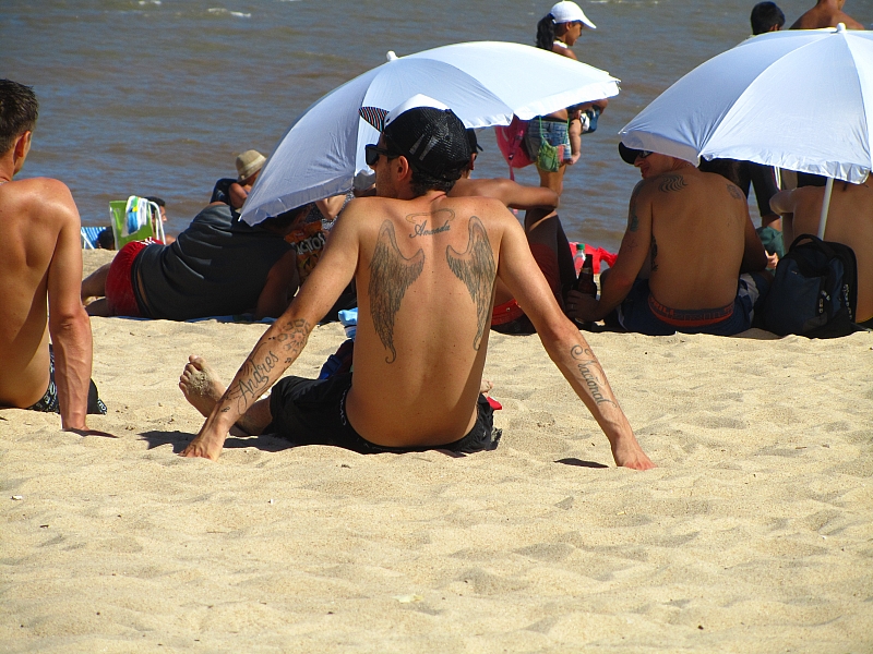 Тату крыльев ангела